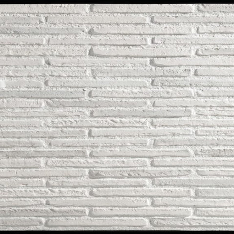 Dekorativni stenski panel - Opeka Aldaia bela - 107 x 79 cm