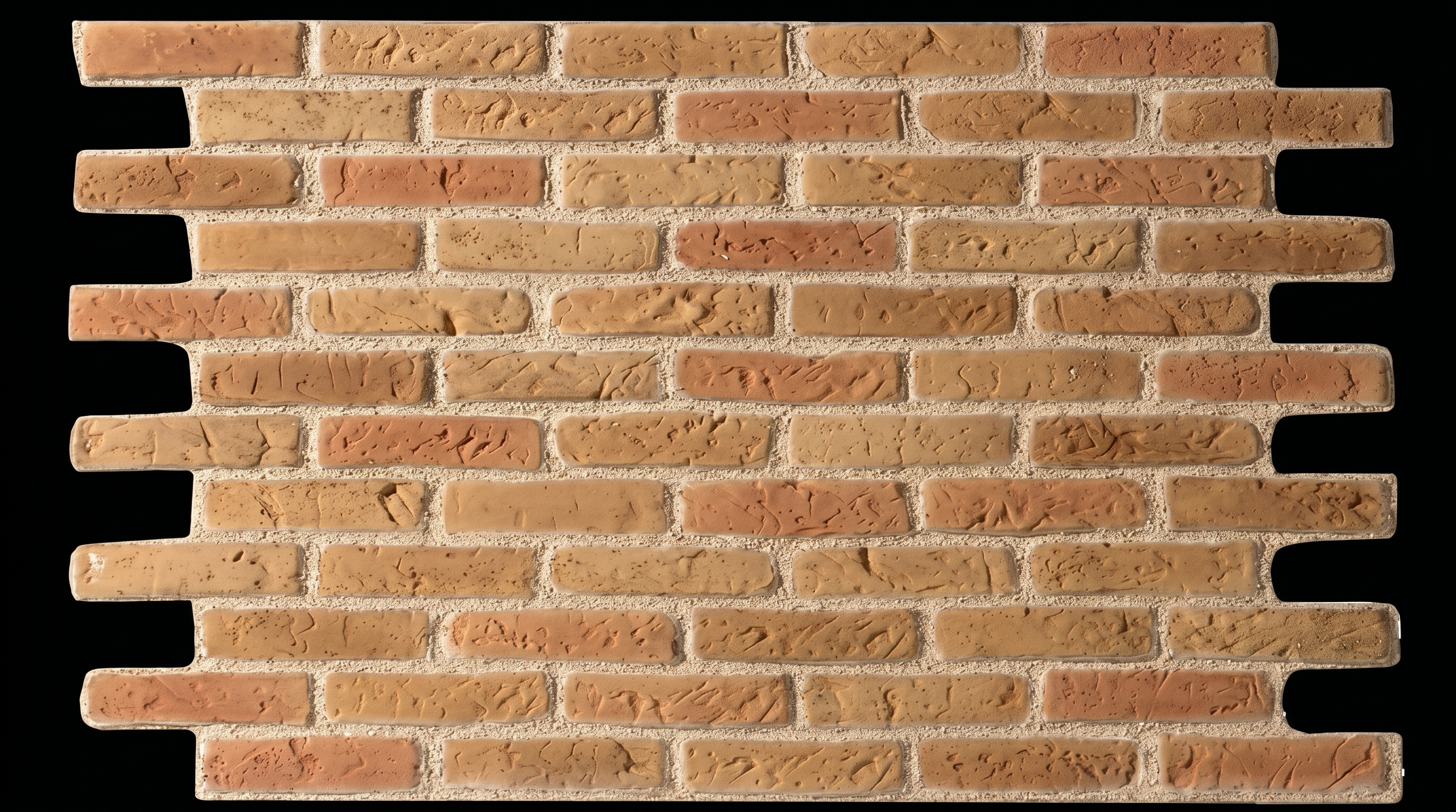 Dekorativni stenski panel - Opeka Refractario - 106 x 82 cm