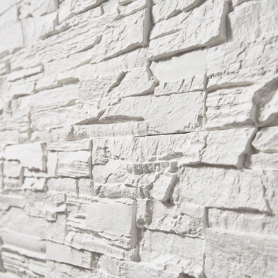 Dekorativni stenski panel - Skrilavec Pizarra bela - 118 x 93 cm