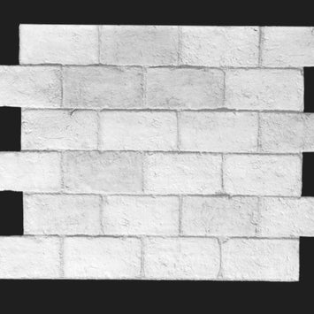 Dekorativni stenski panel - Opeka Tosco bela - 116 x 81 cm