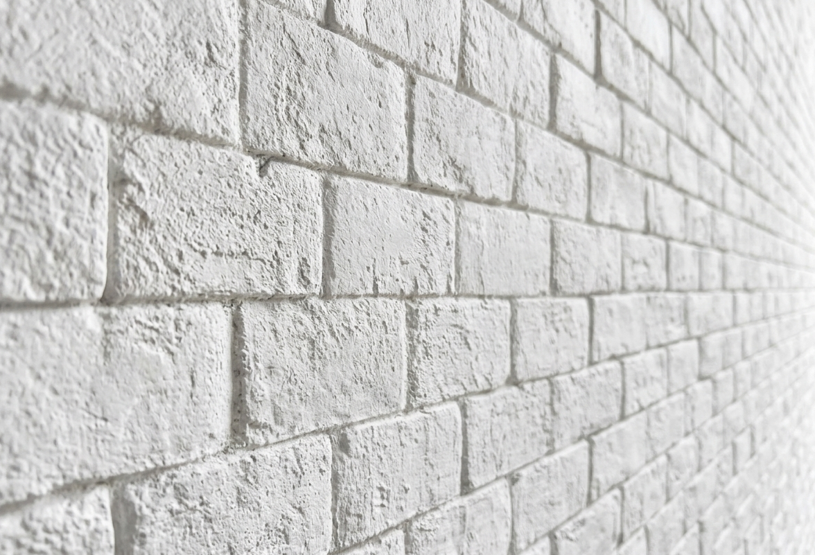 Dekorativni stenski panel - Opeka Tosco bela - 116 x 81 cm