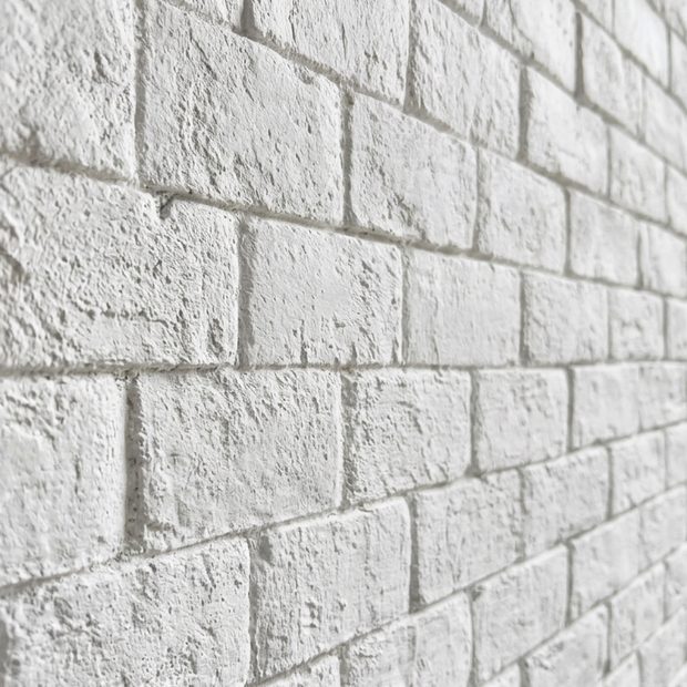 Dekorativni stenski panel - Opeka Tosco bela - 116 x 81 cm