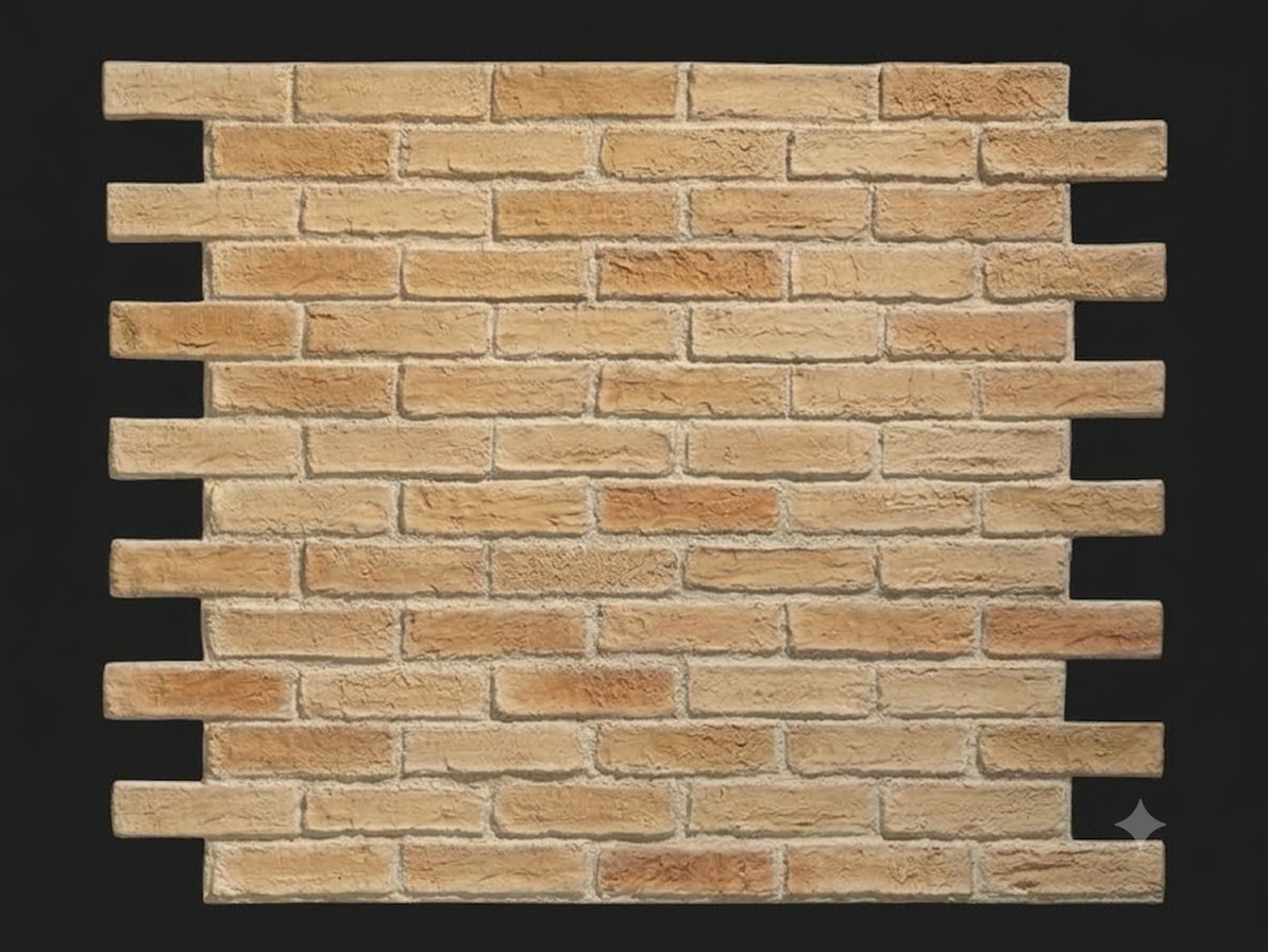 Dekorativni stenski panel - Opeka Caravista - 118 x 93 cm