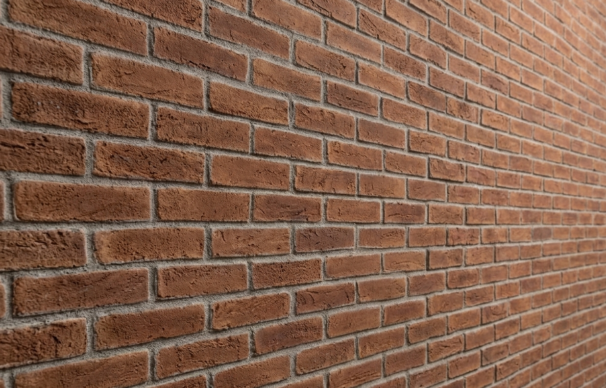 Dekorativni stenski panel - Opeka Caravista rdeča - 118 x 93 cm