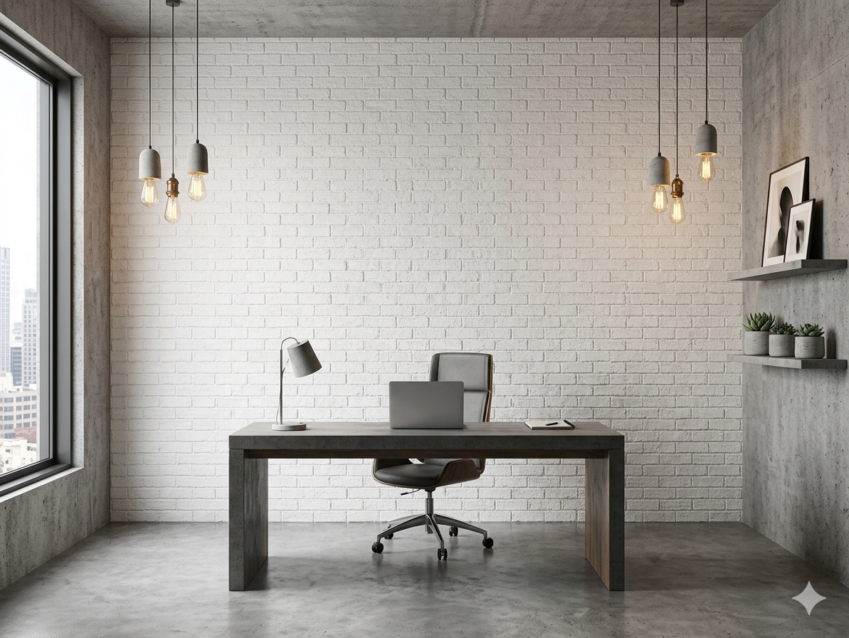 Dekorativni stenski panel - Opeka Caravista bela - 118 x 93 cm