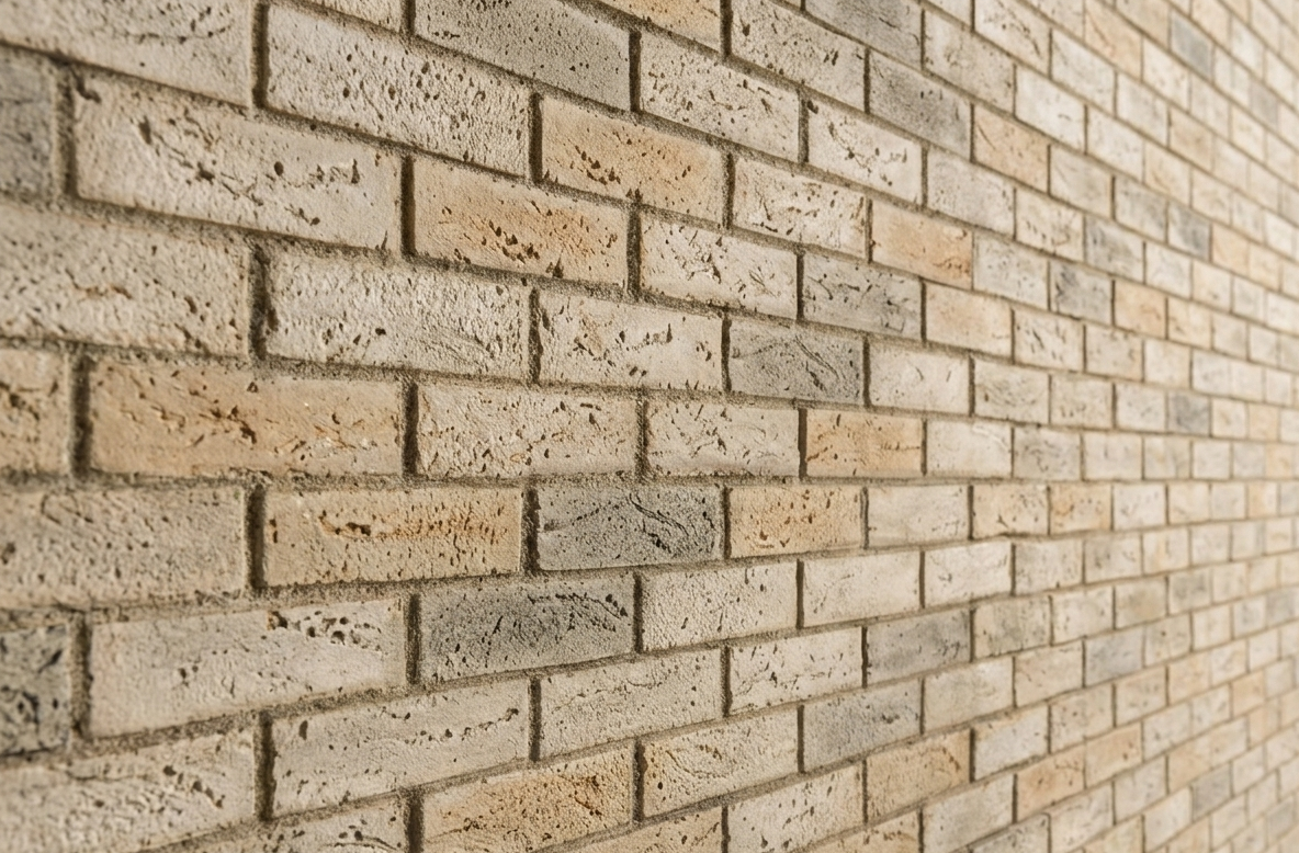 Dekorativni stenski panel - Opeka Nuevo Blanco - 118 x 93 cm