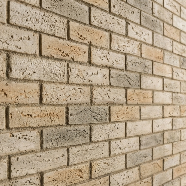 Dekorativni stenski panel - Opeka Nuevo Blanco - 118 x 93 cm