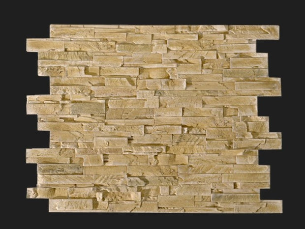 Dekorativni stenski panel - Skrilavec Laja Pizarra Ocre - 110 x 80 cm