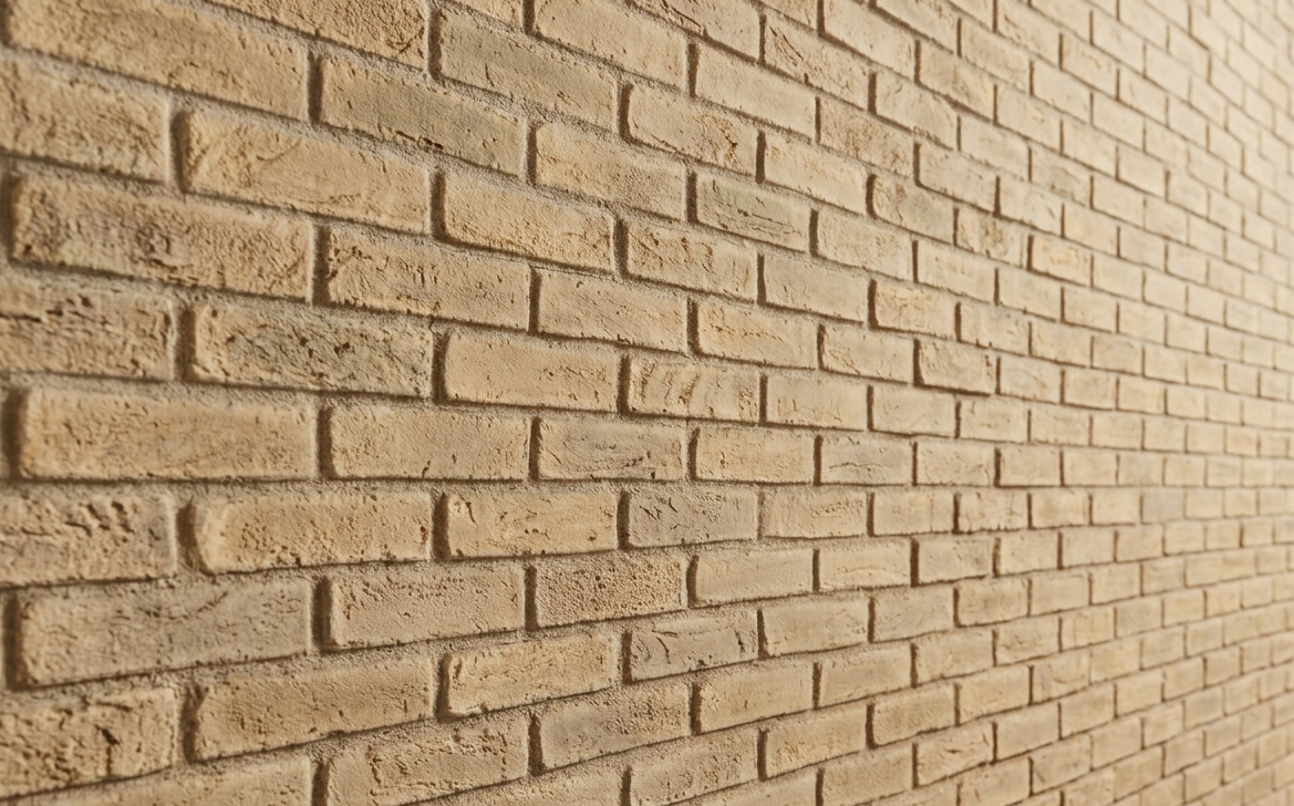 Dekorativni stenski panel - Opeka Caravista Blanco - 118 x 93 cm