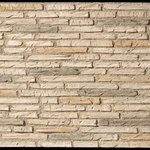 Dekorativni stenski panel - Opeka Viejo Blanco - 118 x 93 cm