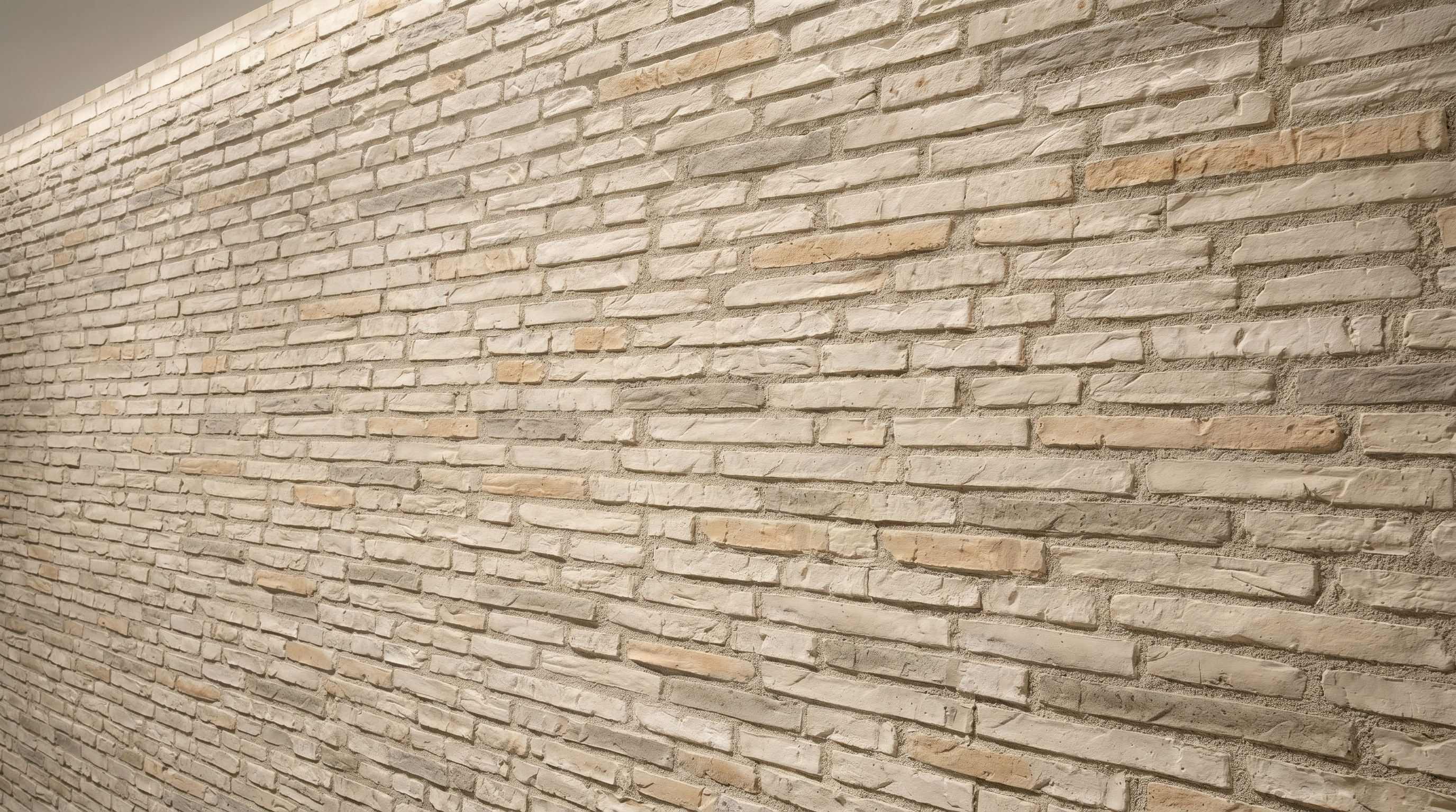 Dekorativni stenski panel - Opeka Viejo Blanco - 118 x 93 cm