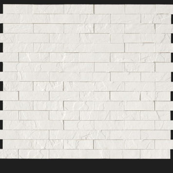 Dekorativni stenski panel - Opeka Santander bela - 118 x 93 cm