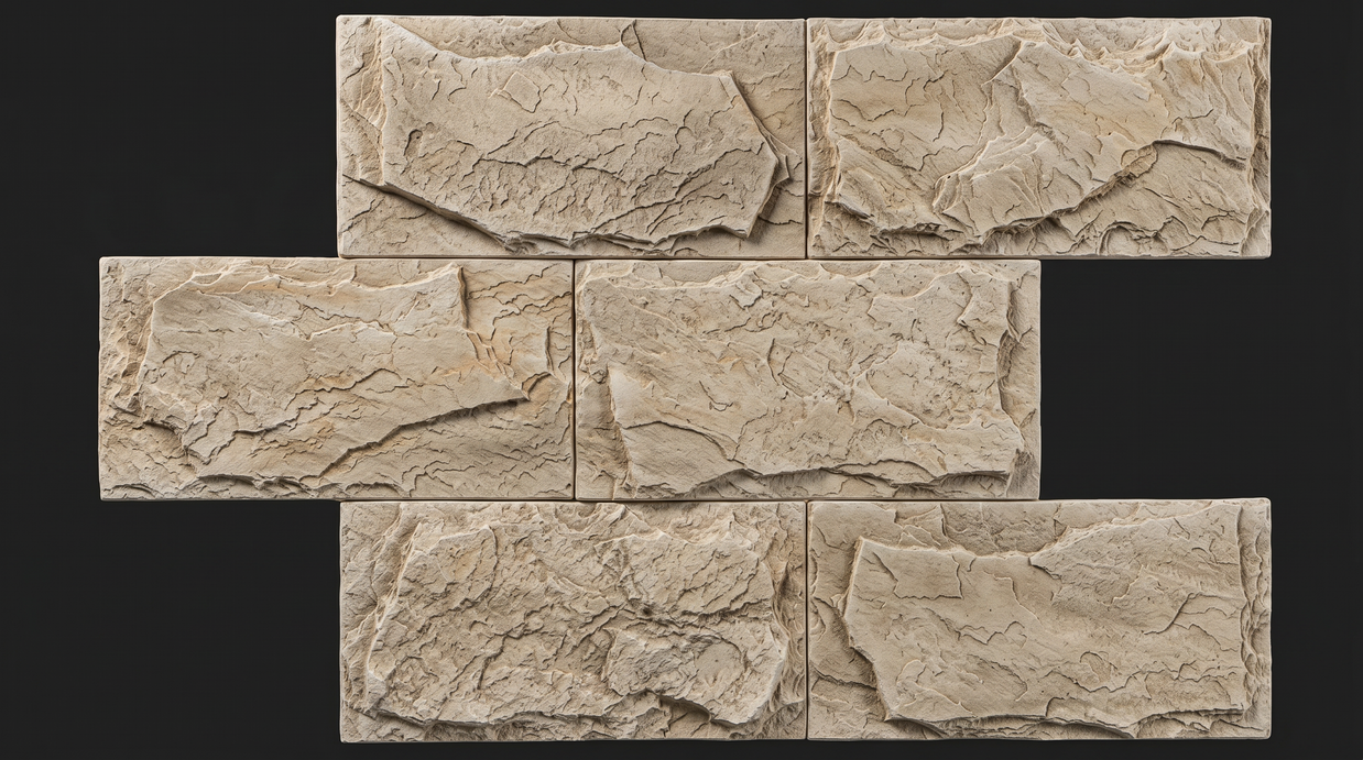 Dekorativni stenski panel - Kamen Cantabria - 99 x 79 cm