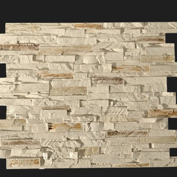 Dekorativni stenski panel - Skrilavec Laja Pizarra Blanco - 110 x 80 cm