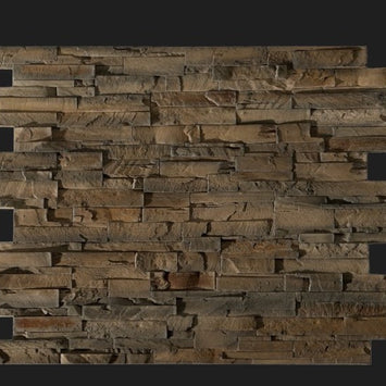 Dekorativni stenski panel - Skrilavec Laja Pizarra Marron - 110 x 80 cm