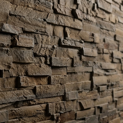 Dekorativni stenski panel - Skrilavec Laja Pizarra Marron - 110 x 80 cm