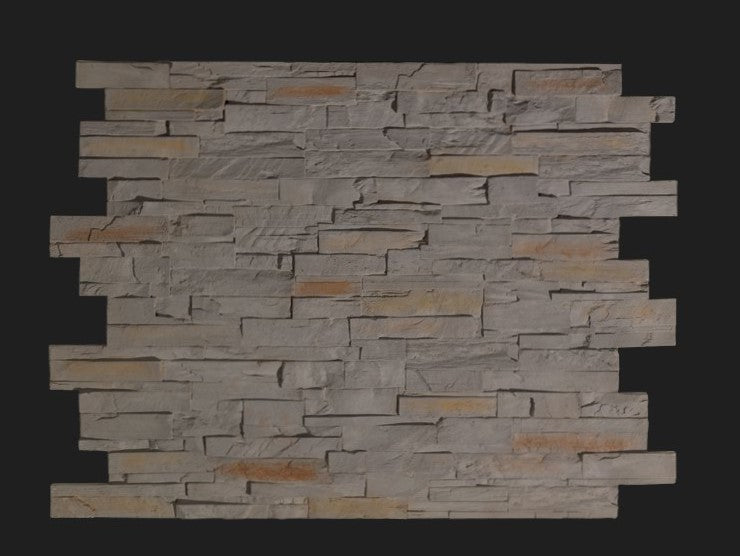 Dekorativni stenski panel - Skrilavec Laja Pizarra Gris - 110 x 80 cm