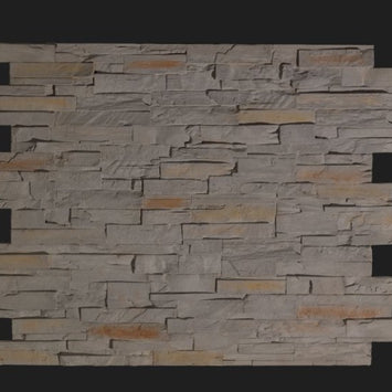 Dekorativni stenski panel - Skrilavec Laja Pizarra Gris - 110 x 80 cm