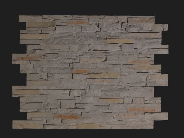 Dekorativni stenski panel - Skrilavec Laja Pizarra Gris - 110 x 80 cm