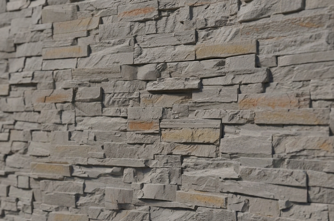 Dekorativni stenski panel - Skrilavec Laja Pizarra Gris - 110 x 80 cm