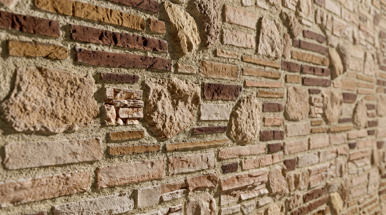 Dekorativni stenski panel - Kamen Cuenca Restos - 120 x 85 cm