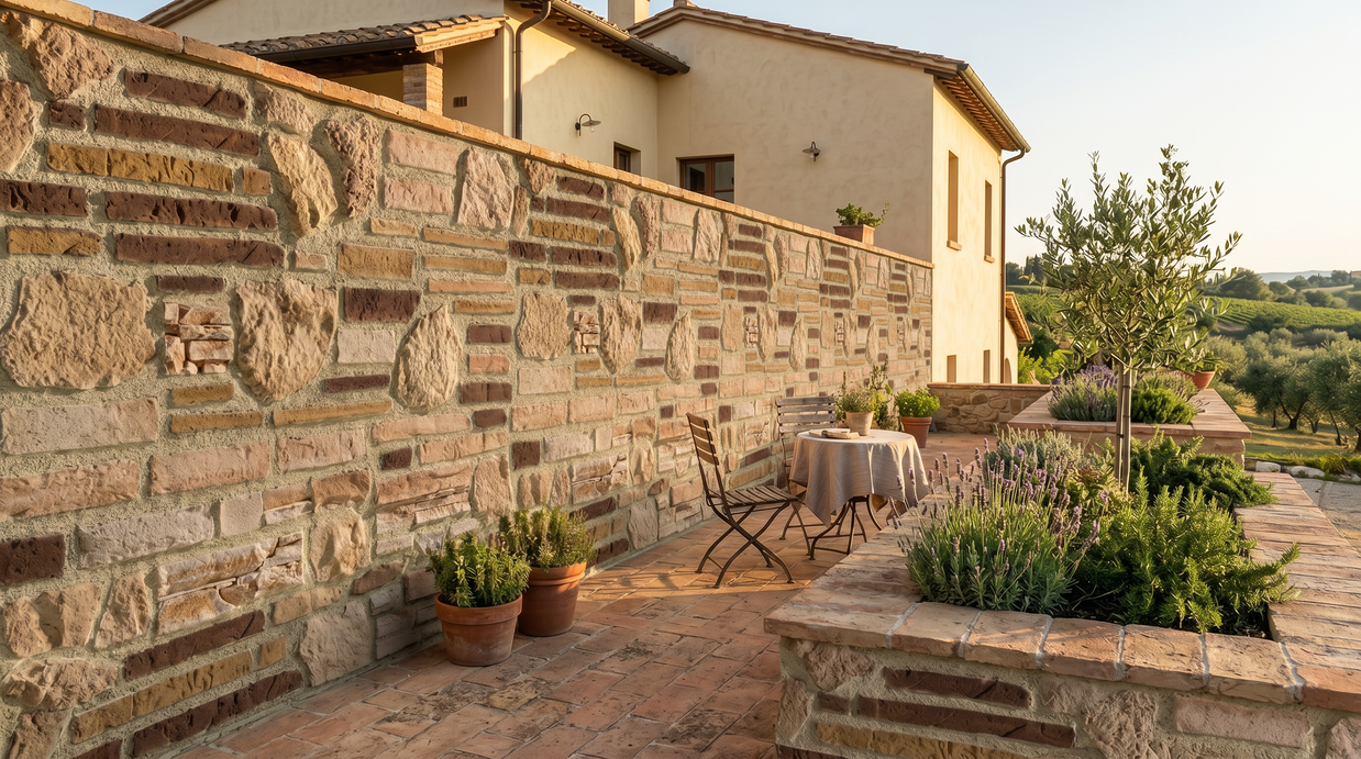 Dekorativni stenski panel - Kamen Cuenca Restos - 120 x 85 cm