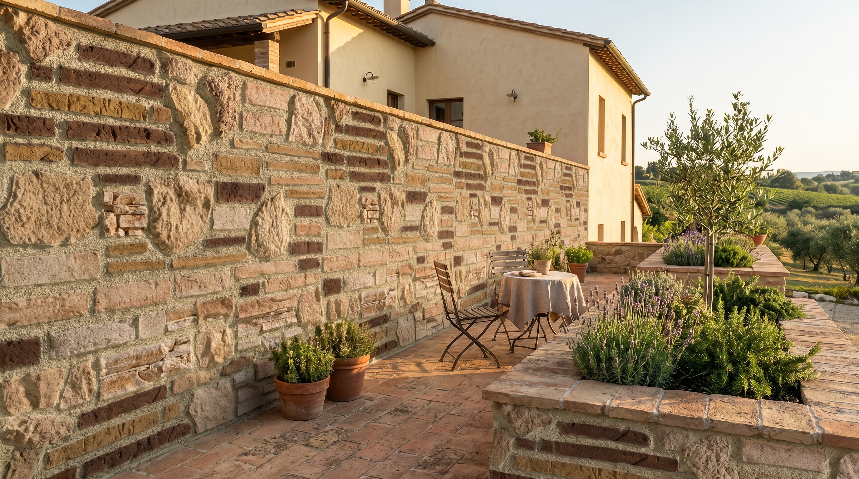 Dekorativni stenski panel - Kamen Cuenca Restos - 120 x 85 cm