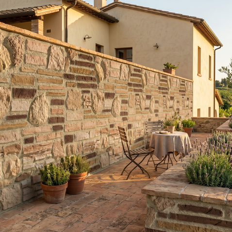 Dekorativni stenski panel - Kamen Cuenca Restos - 120 x 85 cm