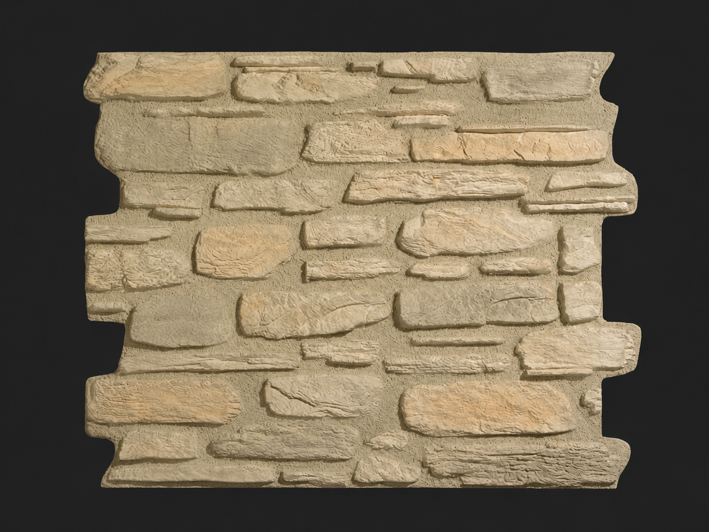 Dekorativni stenski panel - Kamen Galicia Blanco - 108 x 93 cm