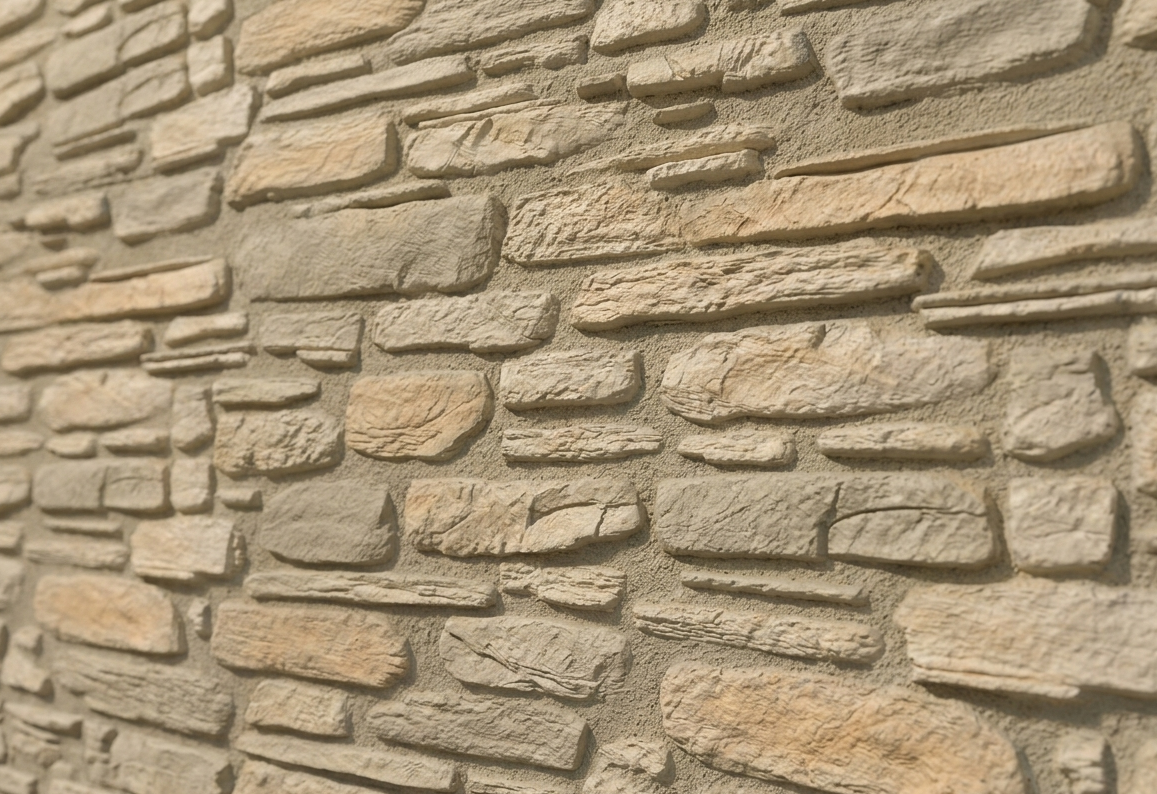 Dekorativni stenski panel - Kamen Galicia Blanco - 108 x 93 cm