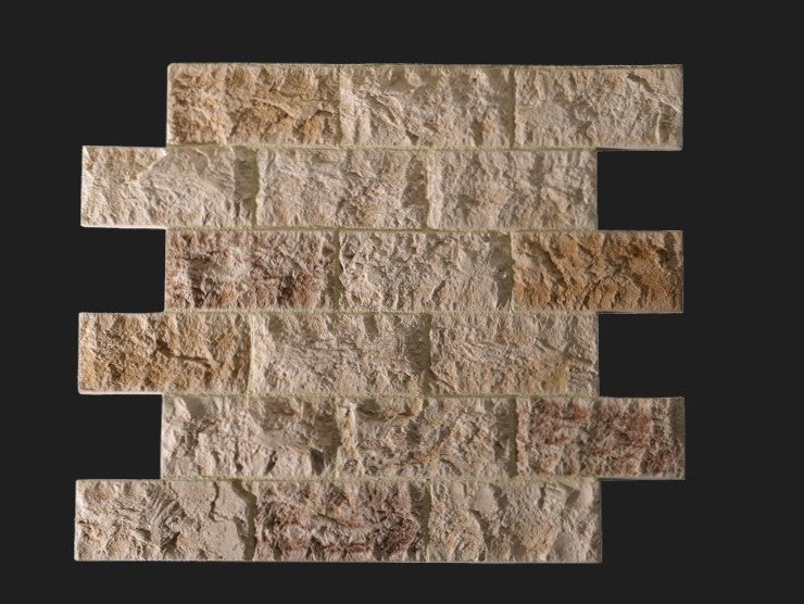 Dekorativni stenski panel - Kamen Travertino - 107 x 88 cm