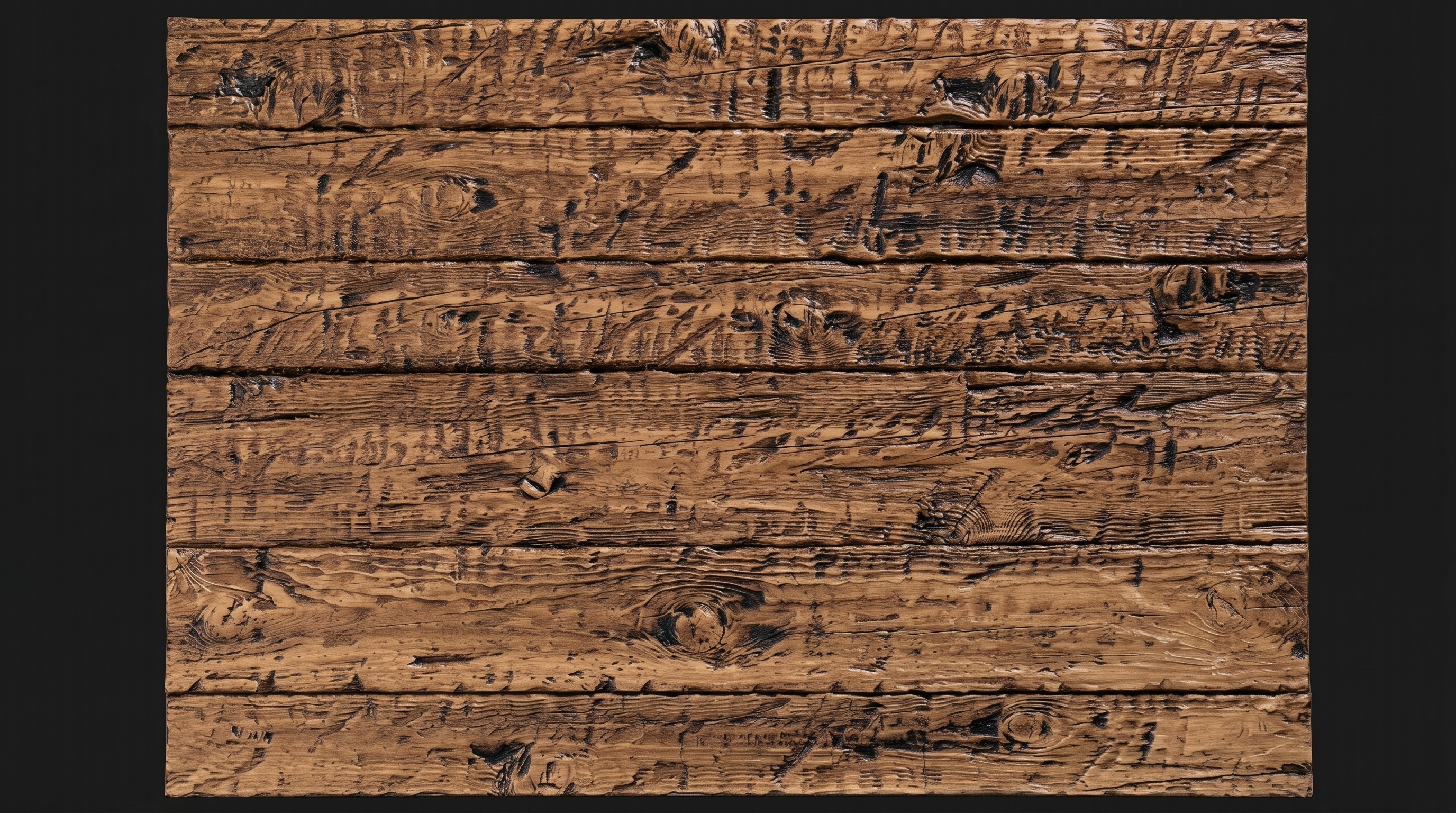Dekorativni stenski panel - Les Tabla Rustica Nogal - 118 x 93 cm