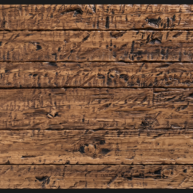 Dekorativni stenski panel - Les Tabla Rustica Nogal - 118 x 93 cm