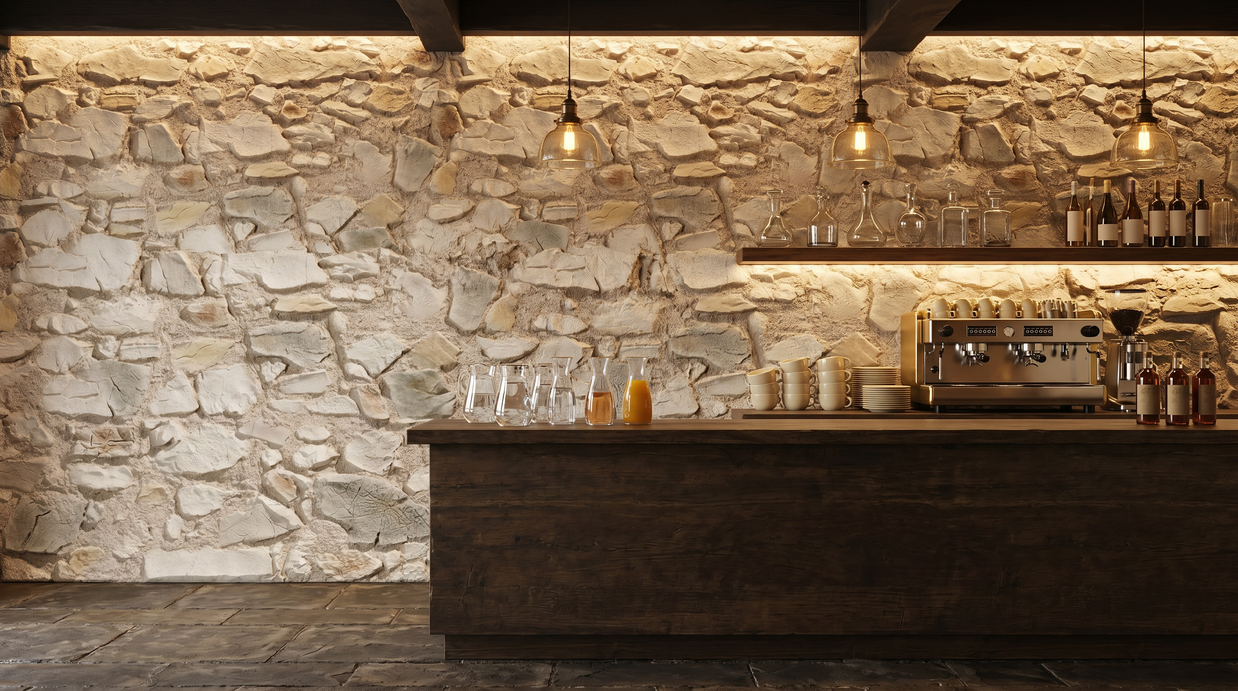 Dekorativni stenski panel - Kamen Segovia - 118 x 93 cm