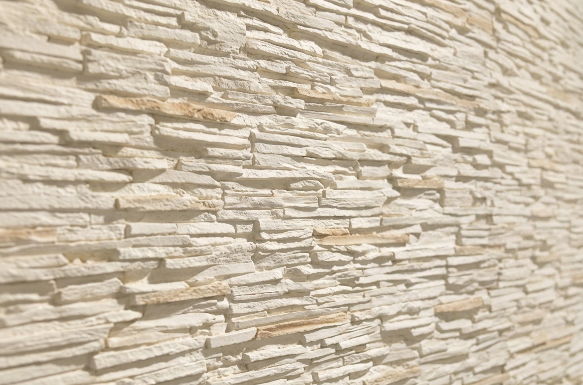 Dekorativni stenski panel - Skrilavec Laja Fina Blanco - 118 x 93 cm