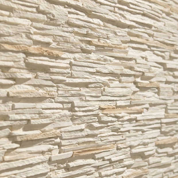 Dekorativni stenski panel - Skrilavec Laja Fina Blanco - 118 x 93 cm