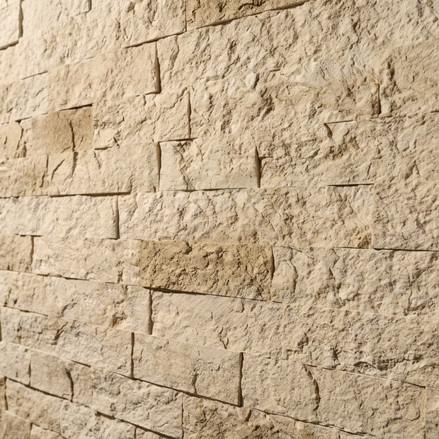 Dekorativni stenski panel - Kamen Navarra Blanco - 118 x 93 cm