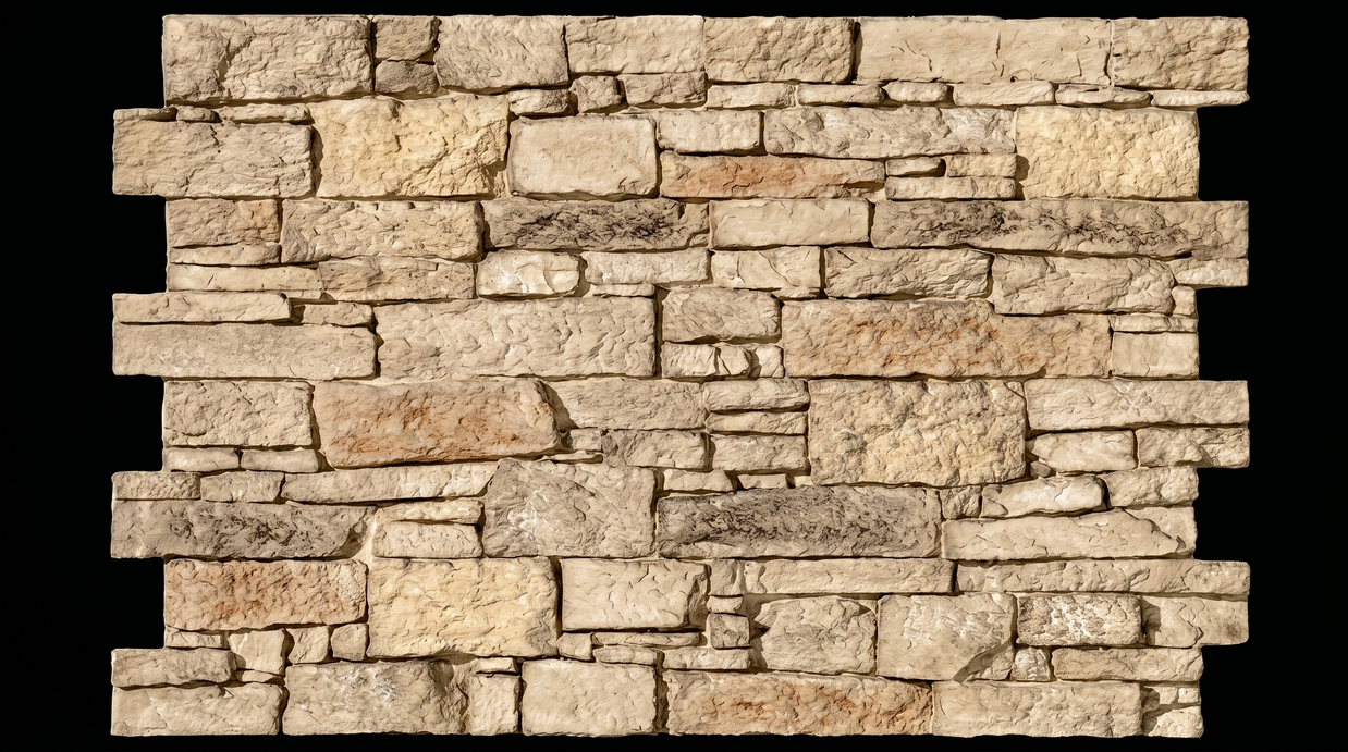 Dekorativni stenski panel - Kamen Teruel - 114 x 80 cm