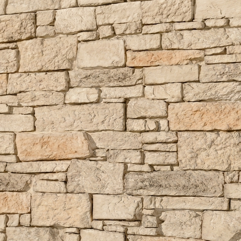 Dekorativni stenski panel - Kamen Teruel Blanco - 114 x 80 cm