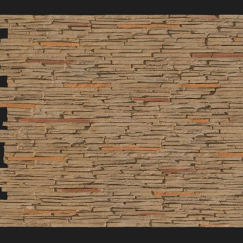Dekorativni stenski panel - Skrilavec Laja Fina Marron - 118 x 93 cm