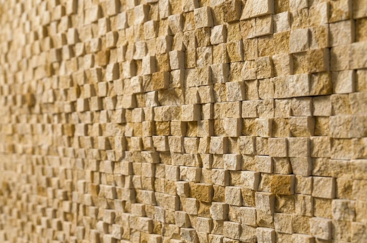 Dekorativni stenski panel - Kamen Burgos Chocolate - 110 x 82 cm