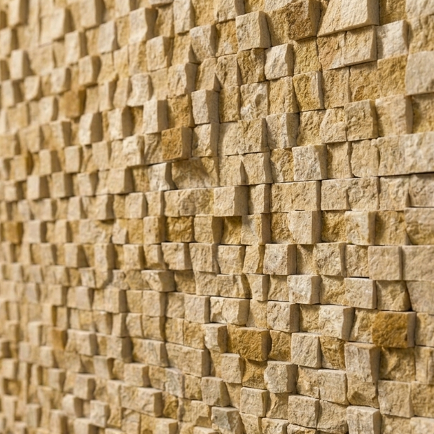Dekorativni stenski panel - Kamen Burgos Chocolate - 110 x 82 cm