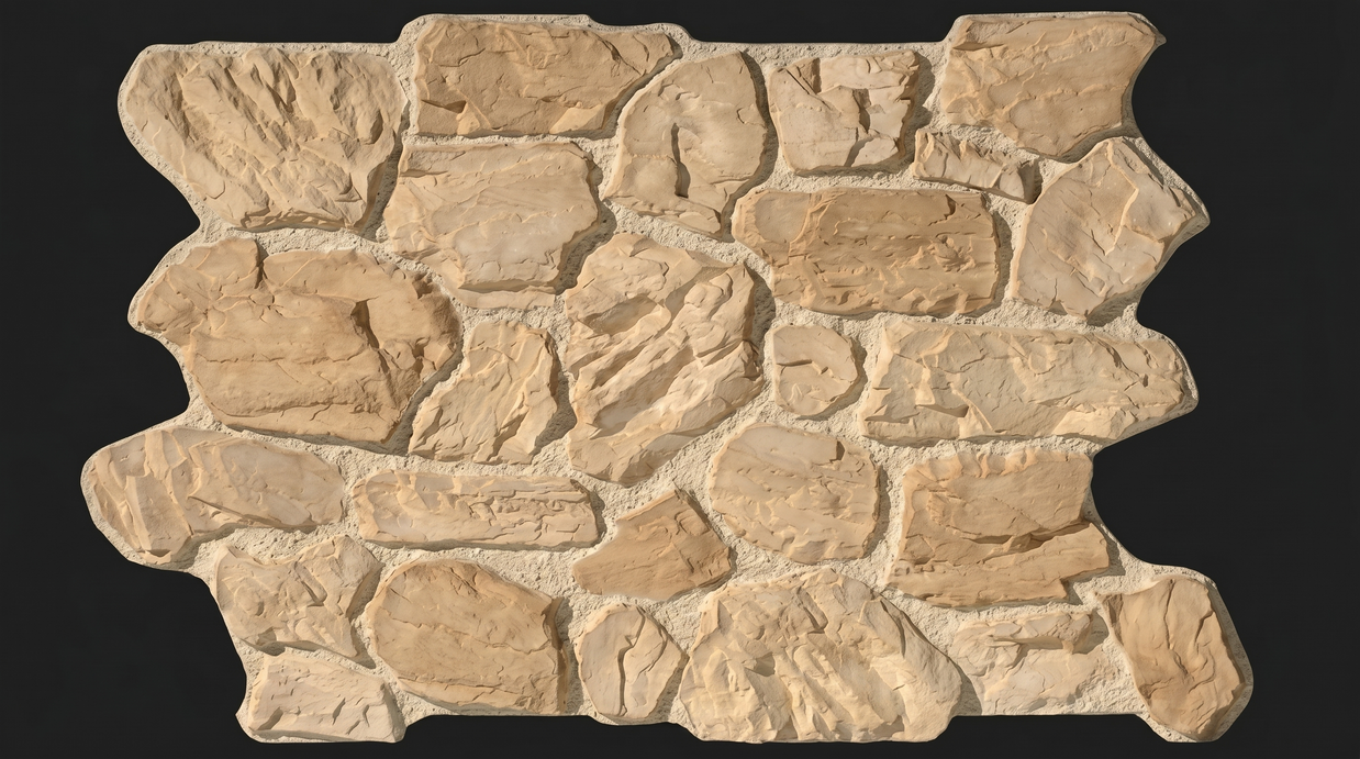 Dekorativni stenski panel - Kamen Oviedo - 120 x 84 cm
