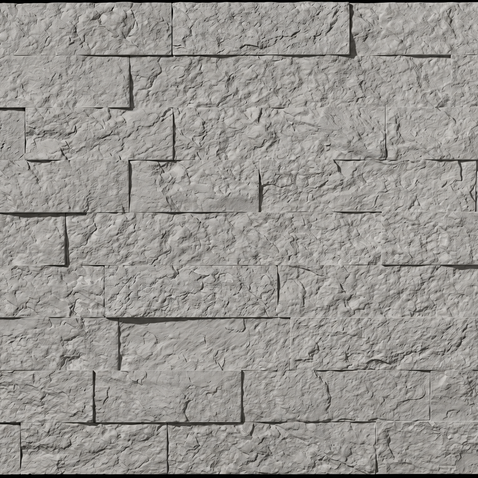 Dekorativni stenski panel - Kamen Navarra Gris - 118 x 93 cm