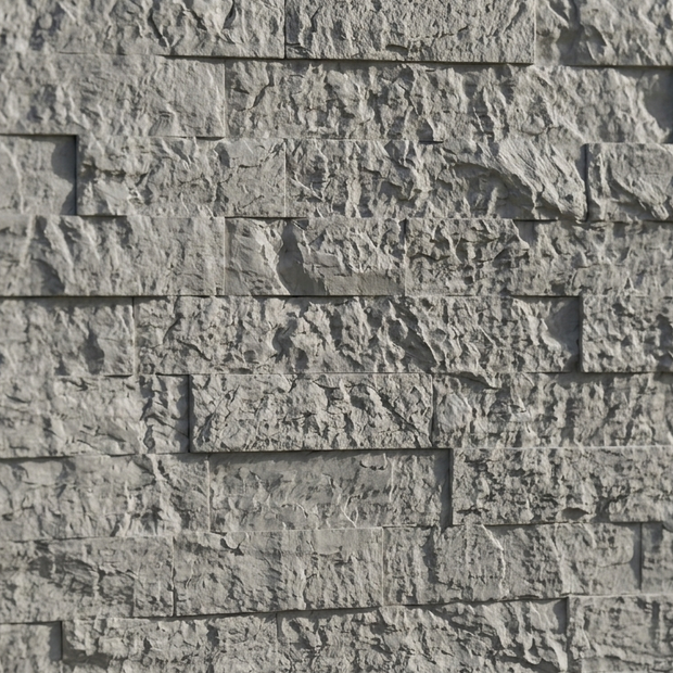 Dekorativni stenski panel - Kamen Navarra Gris - 118 x 93 cm