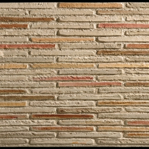 Dekorativni stenski panel - Opeka Aldaia Gris Rojizo - 107 x 79 cm