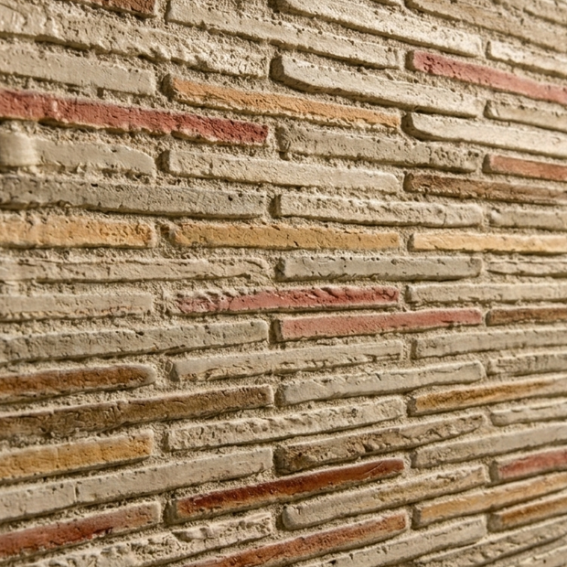 Dekorativni stenski panel - Opeka Aldaia Gris Rojizo - 107 x 79 cm