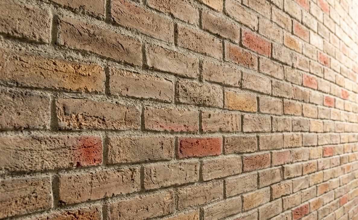 Dekorativni stenski panel - Opeka Caravista Gris Rojizo - 118 x 93 cm