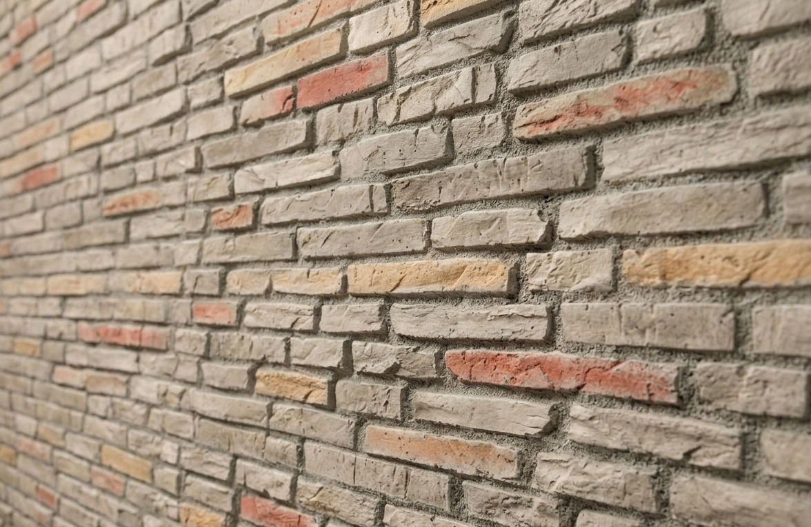 Dekorativni stenski panel - Opeka Viejo Rojizo - 118 x 93 cm