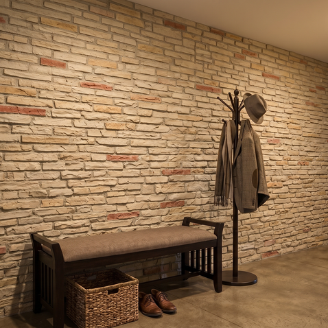 Dekorativni stenski panel - Opeka Viejo Rojizo - 118 x 93 cm